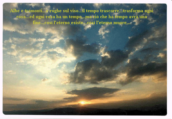 tramonto e nuvole1